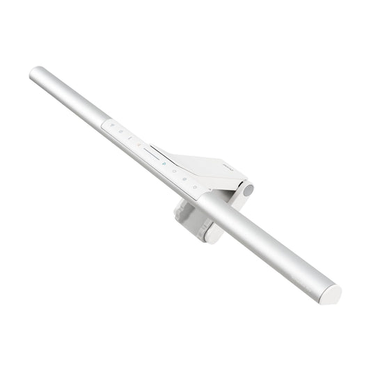 BenQ ScreenBar Pro Monitor Light Bar, LED Screen Lamp with Motion Sensor, Touch Control, USB-C Silver