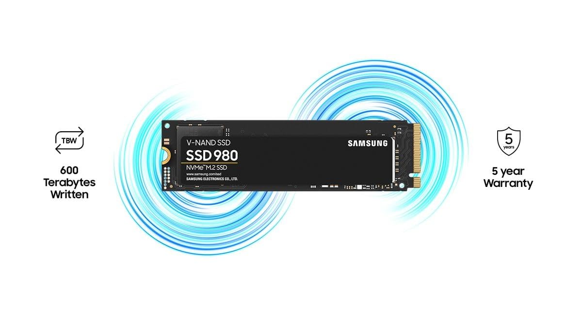 SAMSUNG 980 EVO SSD 1TB PCIE NVME M.2 SSD MZ-V8V1T0BW