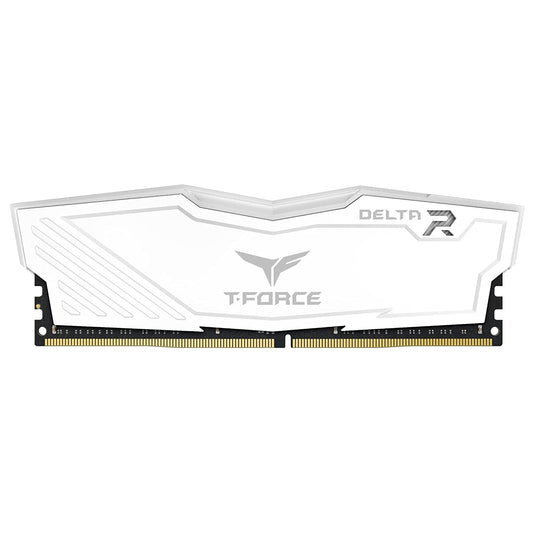 TEAMGROUP T-FORCE DELTA RGB 16GB (16GBX1) DDR4 3200MHZ WHITE DESKTOP RAM