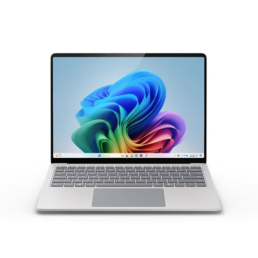 Microsoft New Surface Laptop (7th Edition) - Windows 11 Home Copilot + PC - 15” LCD PixelSense Touchscreen - Qualcomm Snapdragon X Elite (12 Core) - 16GB RAM - 256GB SSD - Platinum - ZHG-00023