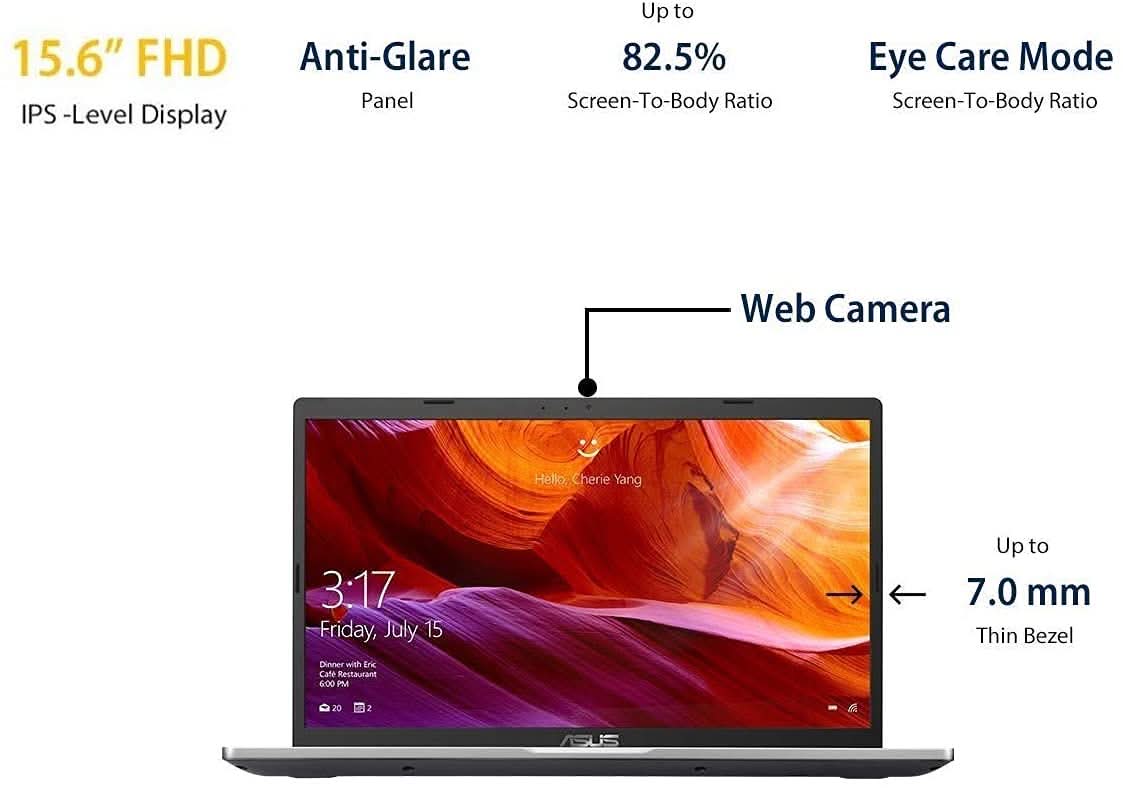 ASUS Vivobook M515DA-BQ512TS AMD Quad Core Ryzen 5 3500u 15.6 inches FHD Laptop (8 GB/512 GB SSD/Windows 10)
