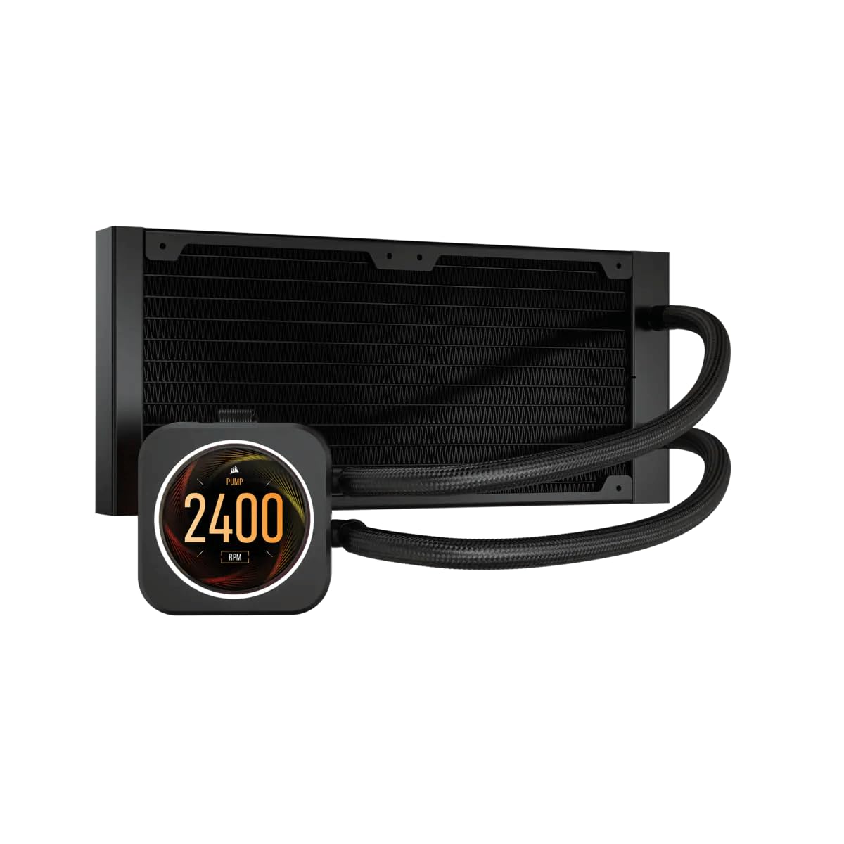 CORSAIR ICUE H100I ELITE LCD DISPLAY LIQUID CPU COOLER