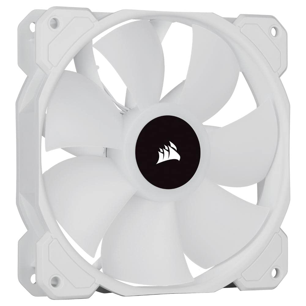 CORSAIR SP SERIES SP120 RGB ELITE 120MM RGB LED FAN WITH AIRGUIDE SINGLE PACK - WHITE CO-9050108-WW