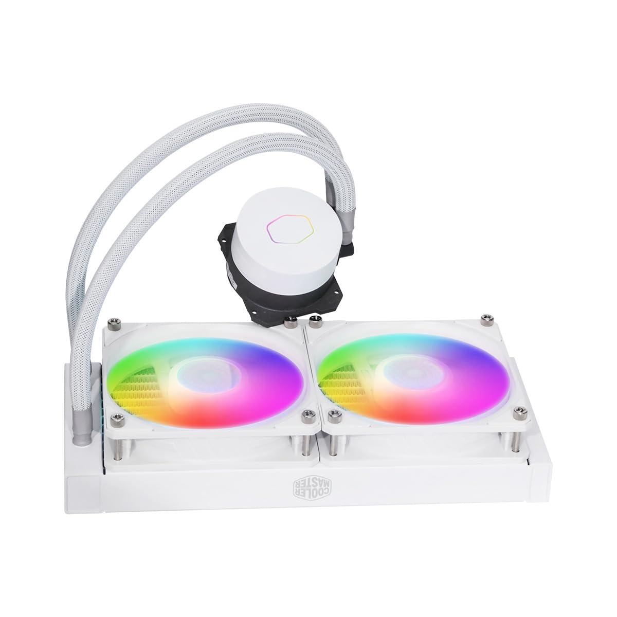 COOLER MASTER MASTERLIQUID ML240L ARGB WHITE EDITION V2 CPU LIQUID COOLER (MLW-D24M-A18PW-RW)