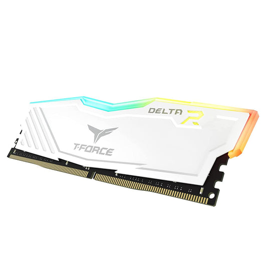 TEAMGROUP T-FORCE DELTA RGB 16GB (16GBX1) DDR4 3200MHZ WHITE DESKTOP RAM