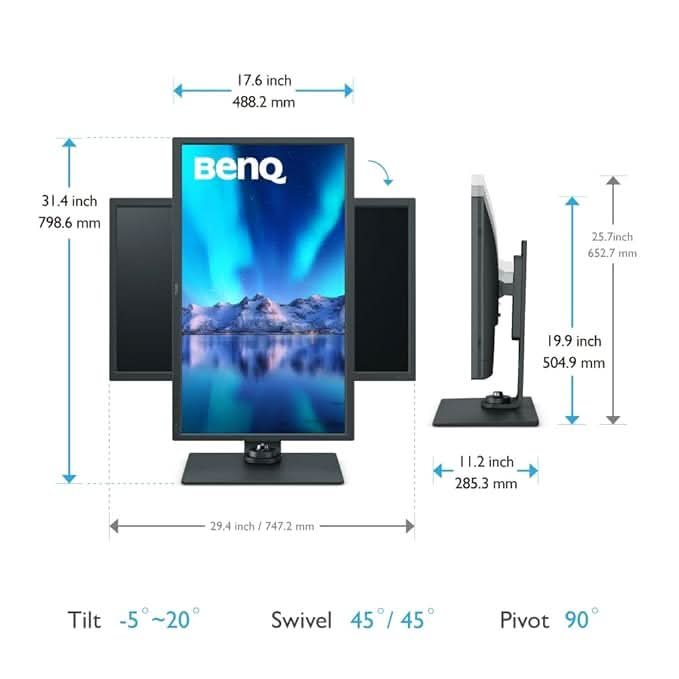 BENQ SW321C 32 INCH PHOTOVUE PHOTOGRAPHER MONITOR