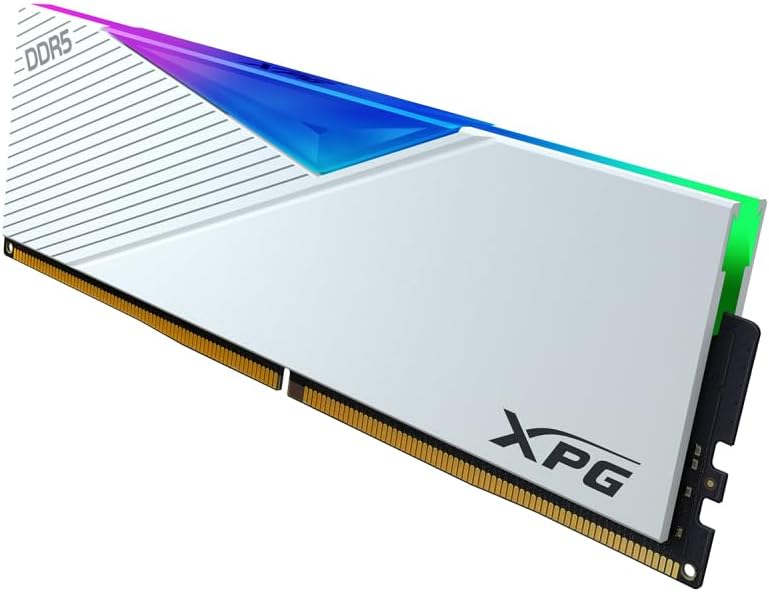 XPG 16GB*2 D5 5200MHZ LANCER RGB WHITE AX5U5200C3816G-DCLARWH