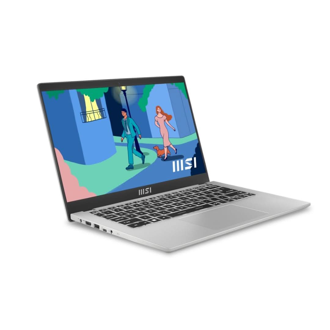 MSI Modern 14 C7M-104IN Ryzen 5 7430U, UMA, 16GB, 512GB, IPS-Level FHD 14 Inch,office2024+M365, Urban Silver