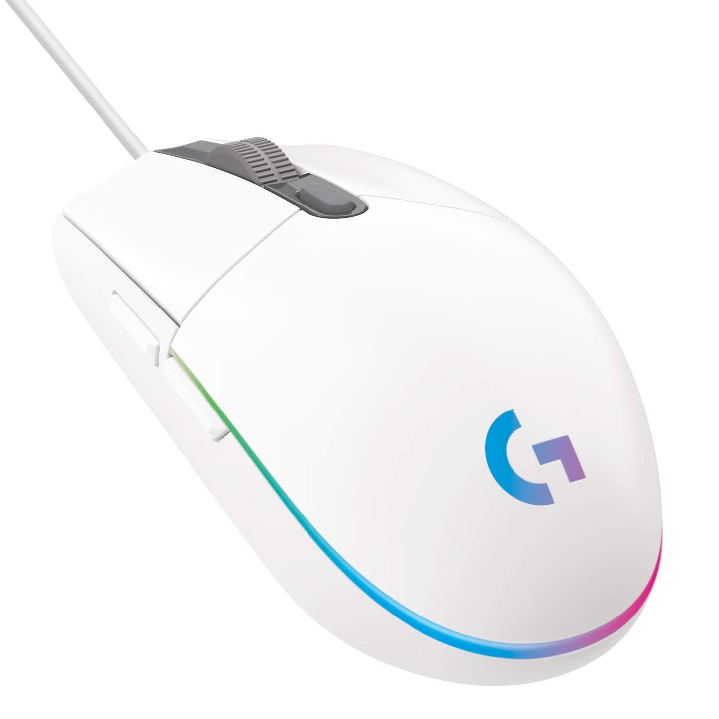 LOGITECH G203 LIGHTSYNC WIRED GAMING MOUSE WHITE