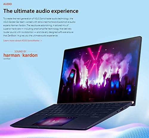 ASUS UX434FLC-A6512TS i7-10510U/MX250/16G/1T PCIe SSD/Royal BLUE/14.0 inchFHD IPS/1Y International Warranty/Office H&S/SCREENPAD/Zenbook Sleeve/USB to LAN/