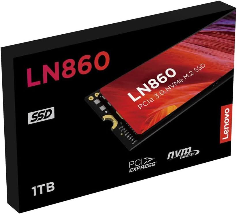 Lenovo LN860 NVMe 1 TB PCIe Gen 3 NVMe M.2 2280 Internal Solid State Drive LV-LN860-1TB