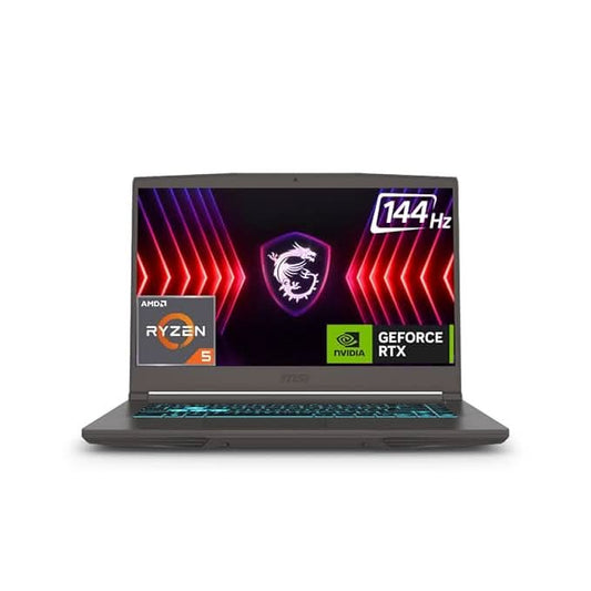MSI Thin A15 B7UC-104IN, Ryzen 5 7535HS, RTX 3050, GDDR6 4GB, 8GBx2, 1TB, IPS-Level FHD 15.6(144Hz), Cosmos Gray