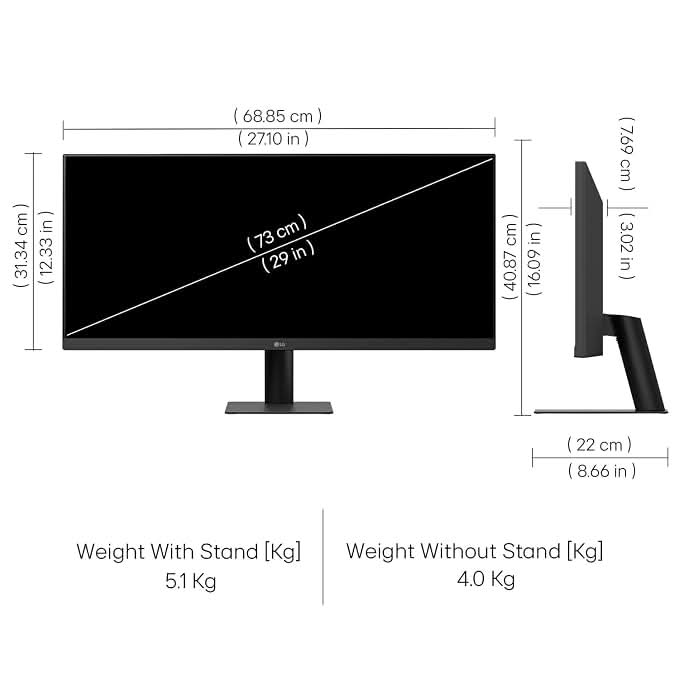 LG 29U511A 29 Inch UltraWide WFHD IPS Monitor
