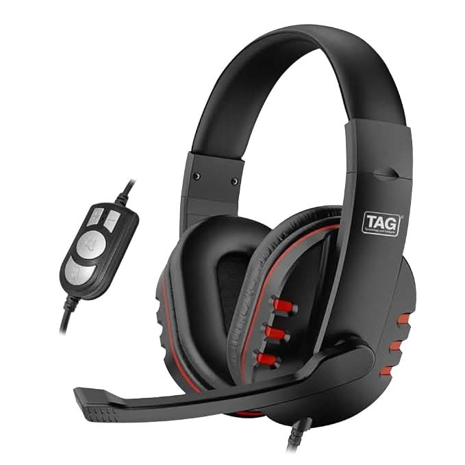 TAG Gamerz USB 400 Over Ear Gaming Headphones with Mic