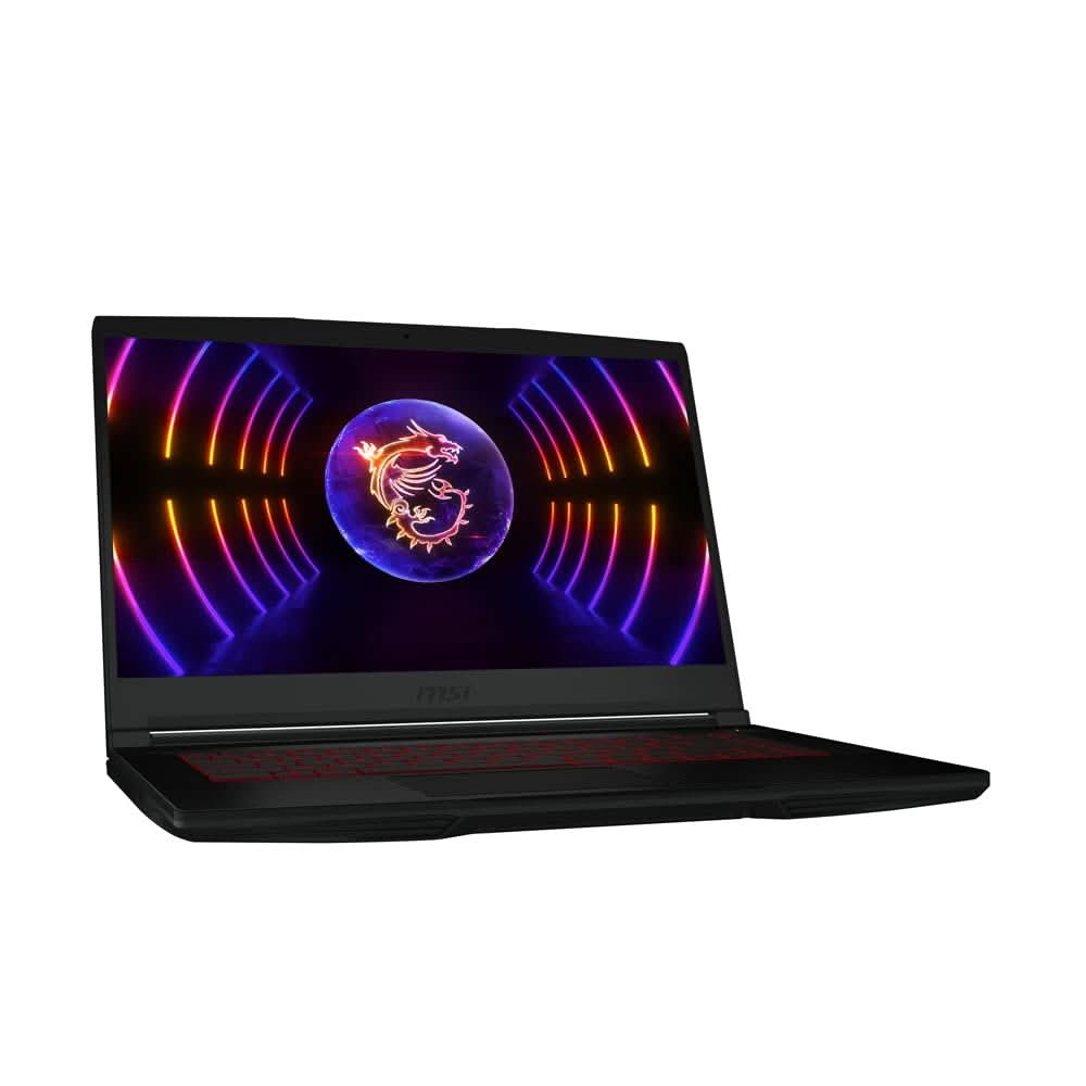 MSI Thin GF63, Intel 12th Gen. i5-12450H, 40CM FHD 144Hz Gaming Laptop (16GB/512GB NVMe SSD/Windows 11 Home/Nvidia GeForce RTX 4050, GDDR6 6GB/Black/1.86Kg), A12VE-071IN