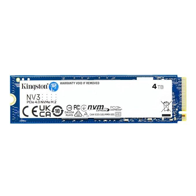 KINGSTON 4000G NV3 M.2 2280 NVME SSD SNV3S/4000G