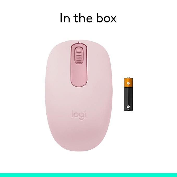 Logitech M196 Bluetooth Wireless Mouse Rose