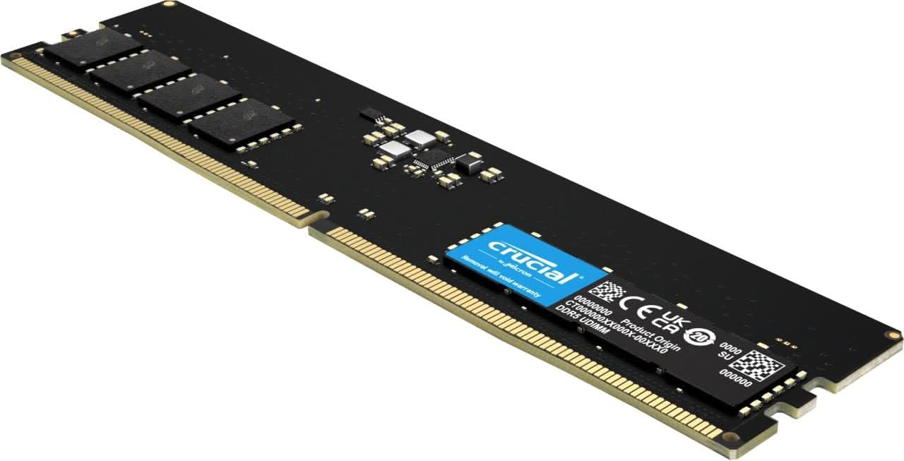 CRUCIAL BASICS 16GB DDR5-4800 UDIMM RAM CB16GU4800