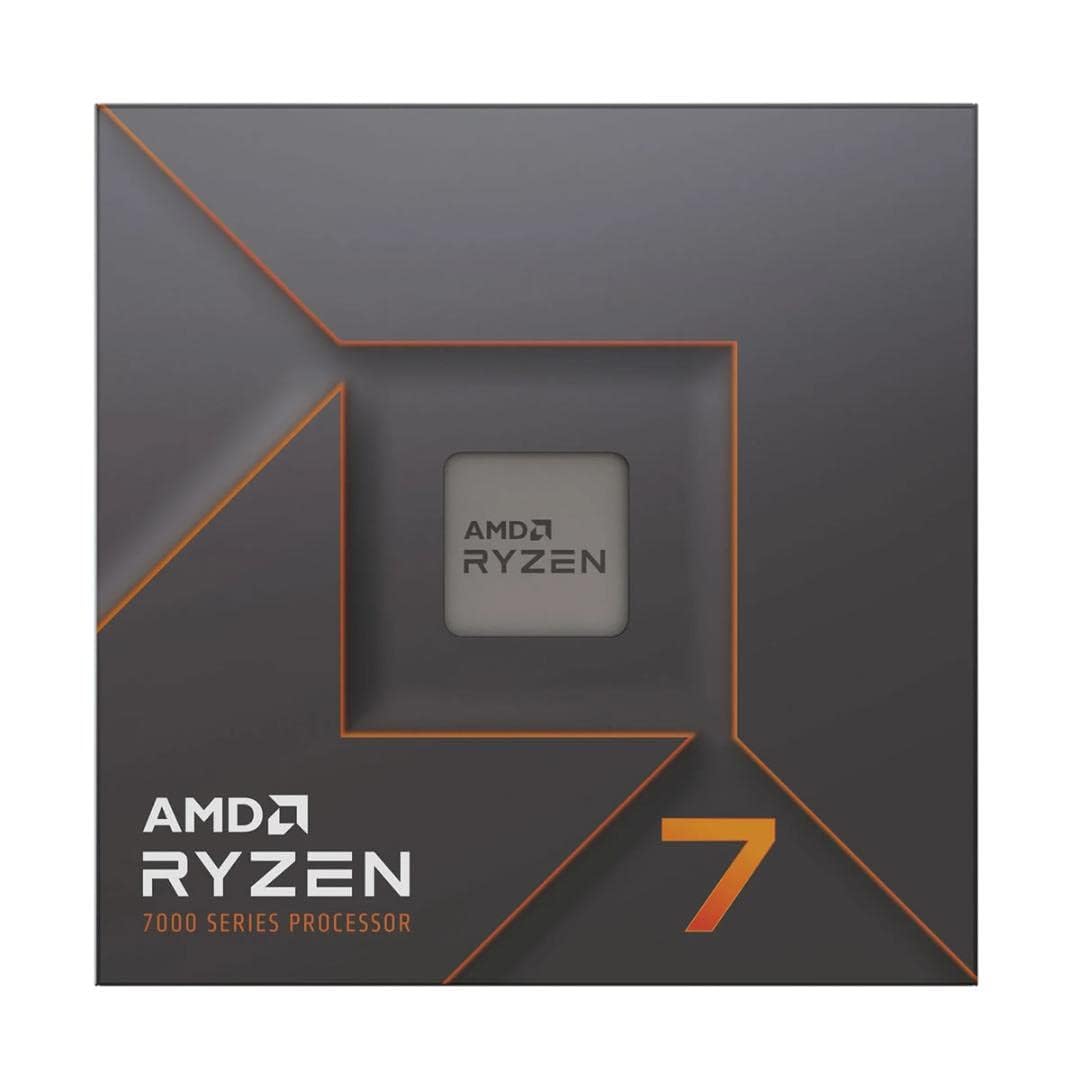 AMD 7000 SERIES RYZEN 7 7700X DESKTOP PROCESSOR 8 CORES 16 THREADS 40 MB CACHE 4.5 GHZ UP TO 5.4 GHZ SOCKET AM5, 600 SERIES CHIPSET (100-100000591WOF)