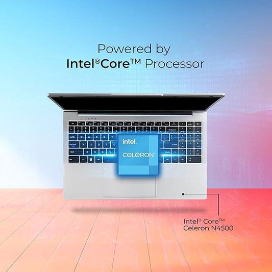 Acer Aspire 3 Laptop Intel Core Celeron N4500 Processor Laptop (8 GB LPDDR4X SDRAM, 256 GB SSD, Win11 Home, 38 WHR, HD Webcam) A325-45 with 39.63 cm (15.6 inch) HD Display, Pure Silver, 1.5 KG