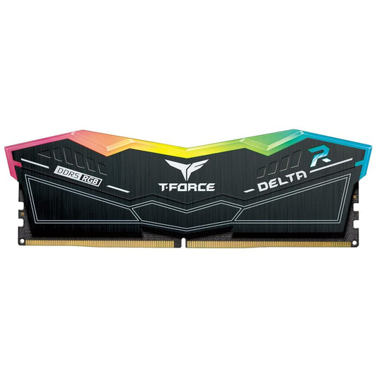 TEAMGROUP T-FORCE DELTA RGB 32GB (32GBX1) DDR5 5600MHZ DESKTOP RAM (BLACK)