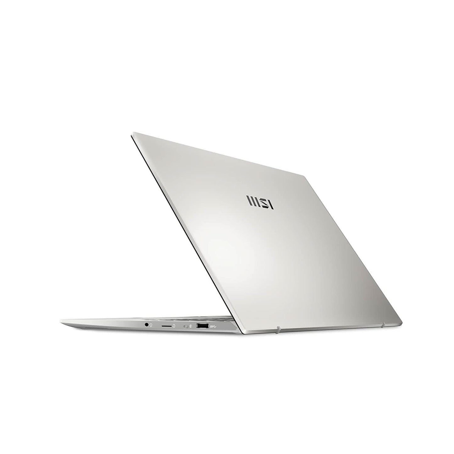 MSI Prestige 14H, Intel 12th Gen. i5-12450H, 36CM FHD+ 60Hz Laptop (8GBx2/512GB NVMe SSD/Windows 11 Home/NVIDIA RTX 2050, GDDR6 4GB Graphics/Urban Silver/1.49Kg), B12UCX-412IN