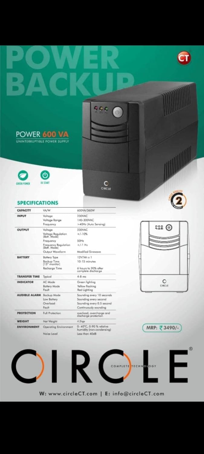 UPS CIRCLE 600VA