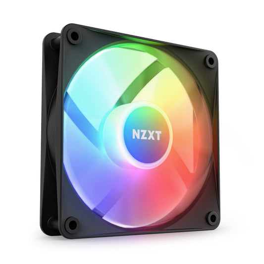 NZXT F120RGB CORE - 120MM HUB-MOUNTED RGB FAN - SINGLE PACK (BLACK)-RF-C12SF-B1