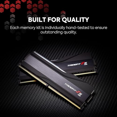G.Skill Trident Z5 RGB Intel XMP 64GB (2*32GB) DDR5 6000 MHz CL36 F56000J3636F32GX2-TZ5RK