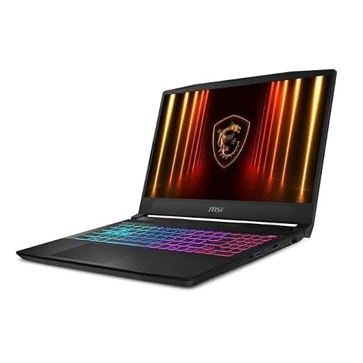 MSI Katana 15 HX B14WEK-104IN, Intel i5-14450HX, 8GBx2 Ram, 512GB SSD, RTX 5050- GDDR7 8GB, IPS-Level FHD 15.6 Inch Black