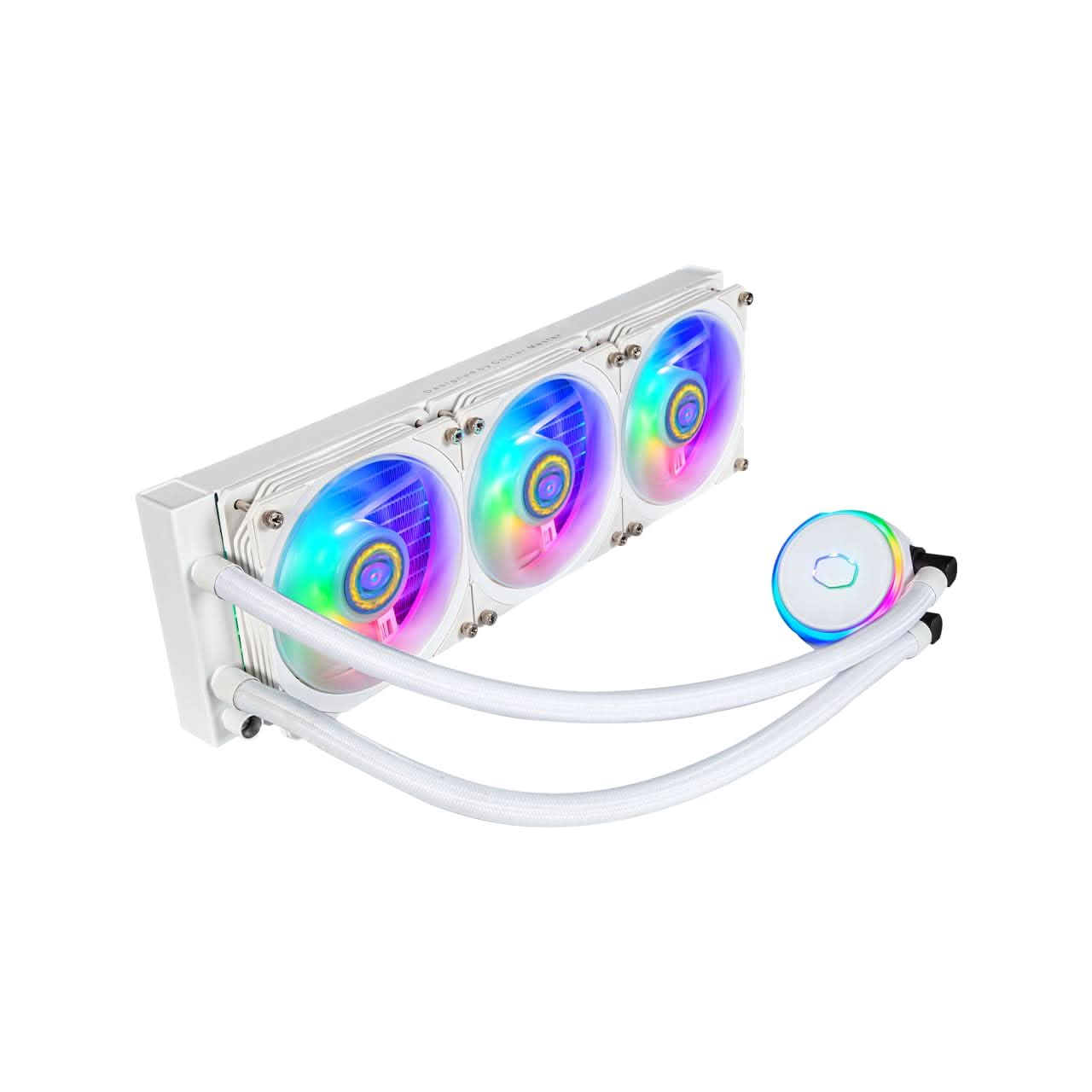 COOLER MASTER MASTERLIQUID PL360 FLUX ARGB WHITE EDITION ALL IN ONE 360MM CPU LIQUID COOLER (MLY-D36M-A23PZ-RW)