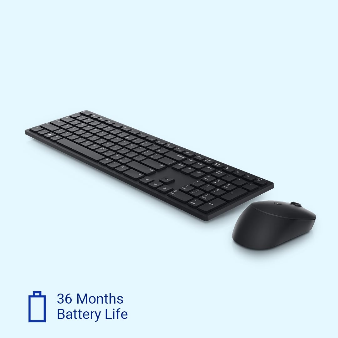 DELL KM5221W WIRELESS COMBO KEYBOARD - BLACK