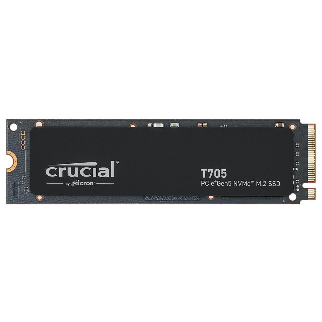 CRUCIAL T705 1TB PCIE GEN5 NVME M.2 SSD CT1000T705SSD3