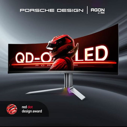 AOC Agon 49, QD -OLED , 240 Hz , 0.03 MS , 1000 cd/m² , USB-C ( 90 W ) , KVM Switch , HDMI 2.0 x 2, DP 1.4 x 2, USB-3.2 x1