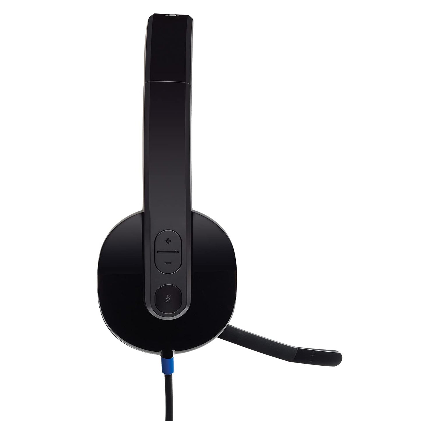 LOGITECH H540 STEREO WIRED ON EAR HEADPHONES WITH MIC WITH NOISE-CANCELLING USB