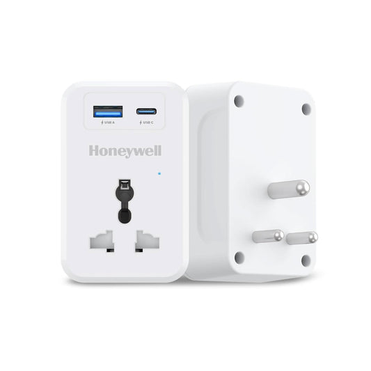 HONEYWELL CUBE (1 SOCKET+1 USB+1 TYPE C) SURGE PROTECTOR