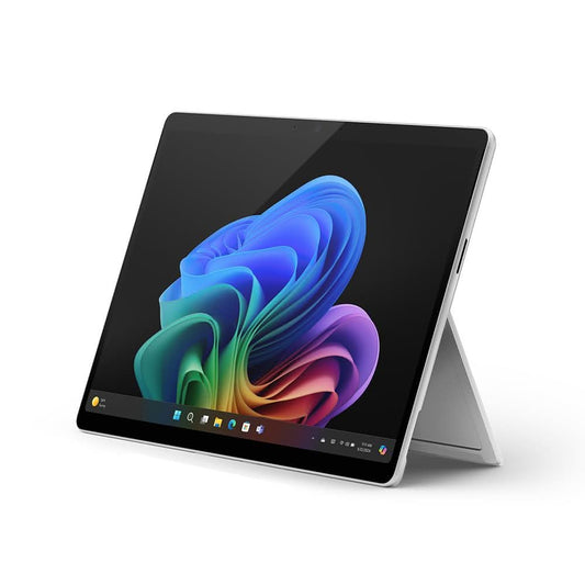 Microsoft New Surface Pro (11th Edition) - Windows 11 Home Copilot + PC - 13” OLED PixelSense Touchscreen - Qualcomm Snapdragon X Elite (12 Core) - 32GB RAM - 1TB SSD - Platinum - ZID-00014