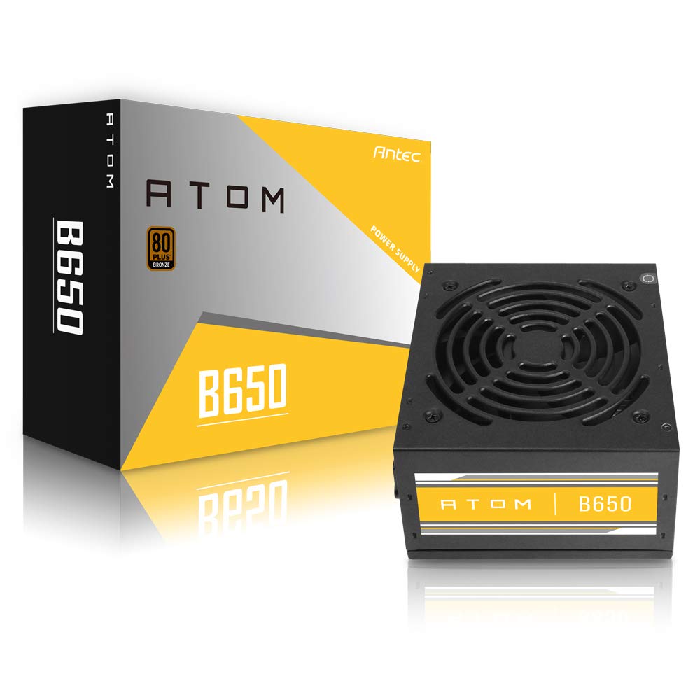 ANTEC ATOM 650W B650 BRONZE 80 PLUS BRONZE NON MODULAR SMPS
