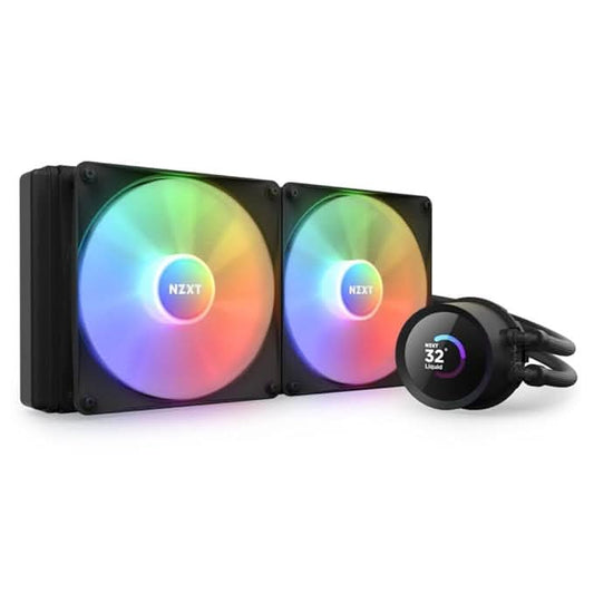 NZXT KRAKEN 280 RGB CPU LIQUID COOLER WITH LCD DISPLAY (BLACK)-RL-KR280-B1