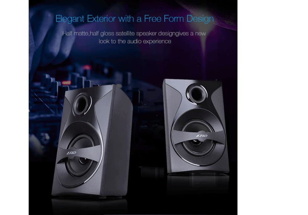 F&D F3800X 5.1 CHANNEL MULTI MEDIA SPEAKER (BLACK) | WIRELESS BLUETOOTH SPEAKERS | SUBWOOFER SATELLITE SPEAKERS/LED DISPLAY/USB/SD CARD/NFC | HOME THEATRE | SPEAKER FOR LAPTOP, PC & MOBILE