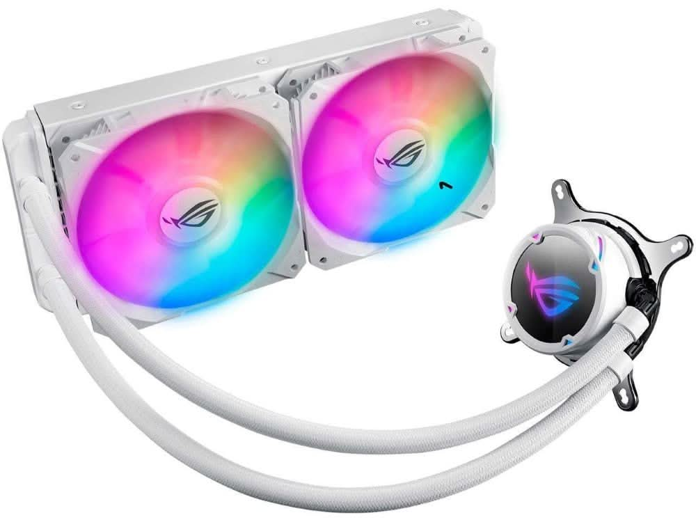 ASUS ROG STRIX LC 240 RGB WHITE AIO LIQUID CPU COOLER