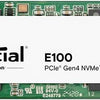 CRUCIAL E100 1TB PCIE GEN4 2280 NVME M.2 SSD CT1000E100SSD8