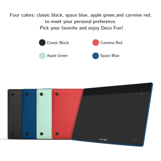 XPPen Deco Fun L 10x6 Inches Graphic Tablet- Black