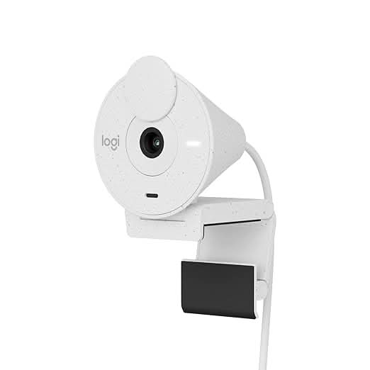 Logitech Brio 300 Full HD Webcam Off White