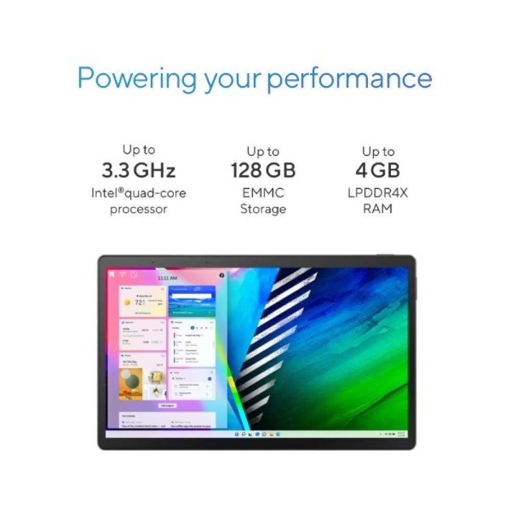 ASUS VIVOBOOK 13 SLATE INTEL PENTIUM SILVER N6000, 13.3 INCHES(33.7CM) FHD OLED TOUCH 2-IN-1 LAPTOP (4GB/128GB EMMC/OFFICE 2021/WINDOWS 11 HOME/BLACK), T3300KA-LQ122WS
