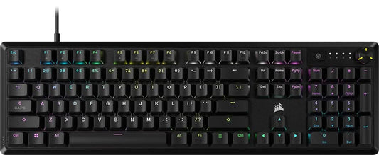 CORSAIR K70 RGB CORE MECHANICAL GAMING KEYBOARD BACKLIT RGB LED CORSAIR MLX RED BLACK