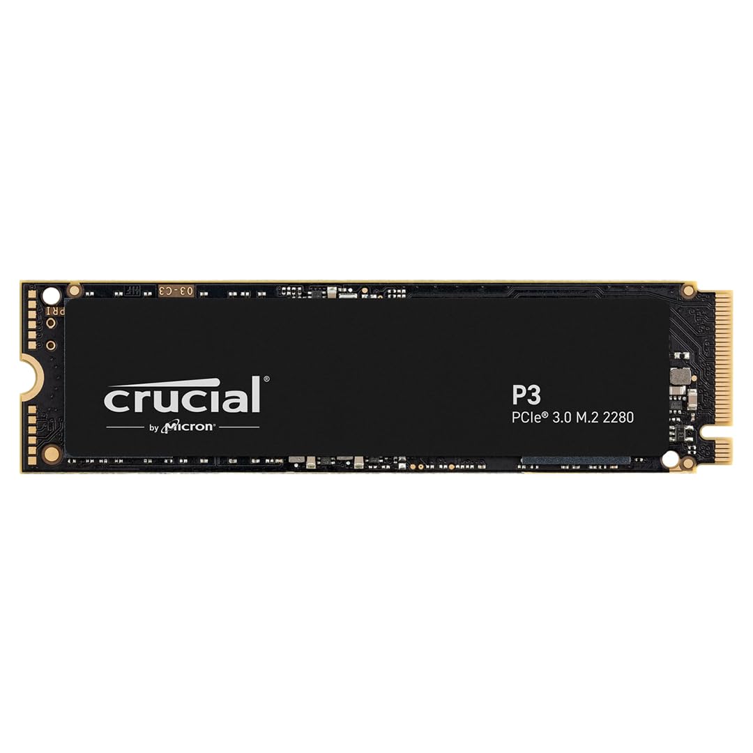 CRUCIAL P3 1TB PCIE 3.0 3D NAND NVME M.2 SSD, UP TO 3500MB/S - CT1000P3SSD8