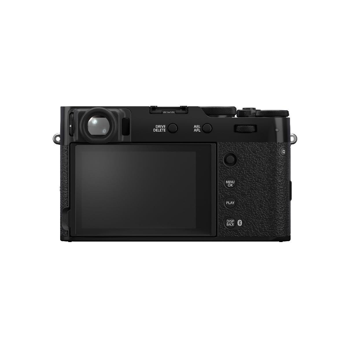 FUJIFILM X100VI 40.2 MP MIRRORLESS CAMERA WITH FIXED 23MMF2 LENS (APS-C X-TRANS CMOS 5 SENSOR, X-PROCESSOR 5, HYBRID VIEWFINDER, LCD TILT TOUCHSCREEN, FACE DETECTION AF, 20 FILM SIMULATIONS - BLACK