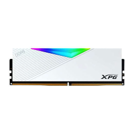 XPG LANCER RGB 16GB (1 * 16 GB) DDR5 6000 MHZ CL 40-40-40 U-DIMM DESKTOP MEMORY RAM - AX5U6000C4016G-CLARWH (WHITE)