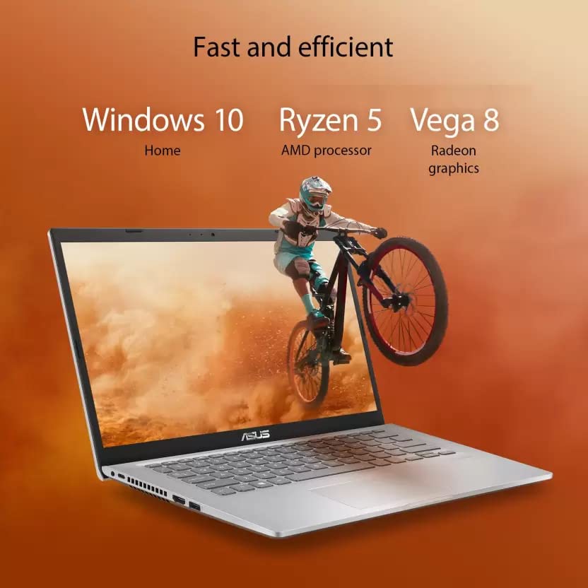 ASUS VIVOBOOK 14 (2022) RYZEN 7 QUAD CORE AMD R7-3700U - (16 GB/512 GB SSD/WINDOWS 11 HOME) M415DA-EB512WS THIN AND LIGHT LAPTOP (14 INCH, TRANSPARENT SILVER, 1.60 KG, WITH MS OFFICE)